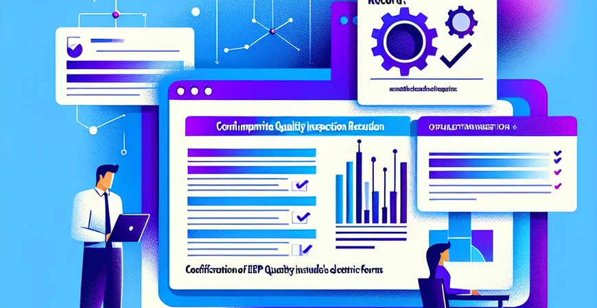  质检记录不完整？ERP质检模块的电子表单配置  
